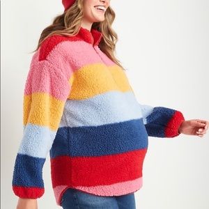 Maternity Sherpa Sweatshirt